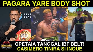 Download lagu Albert Pagara Yare BODY SHOT | Opetaia TANGGAL IBF | Casimero Banat Kay Inoue | Stevenson Natakot mp3