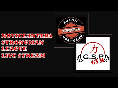 Novice & Inters Strongman Competition Livestream