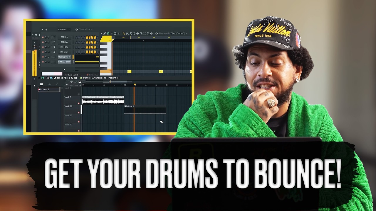 How To Make Your Drums BOUNCE With Platinum Producer Cardo Got Wings!