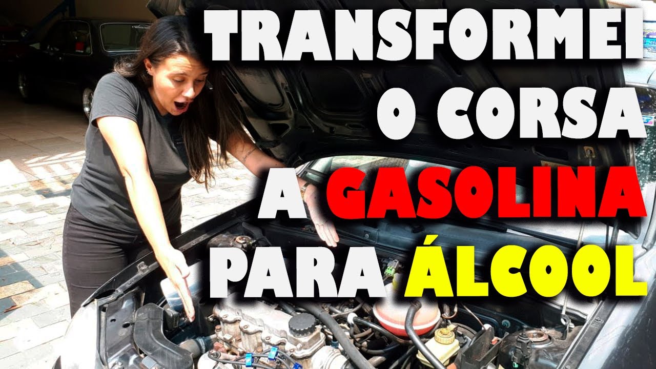 CORSA KINDER ERA GASOLINA AGORA NO ETANOL - PREPARATIVOS PARA VIRAR TURBÃO???
