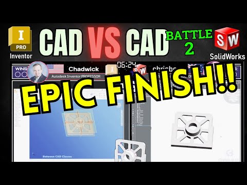 Autodesk Inventor VS SolidWorks - Which is FASTER?