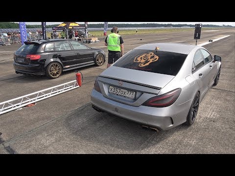 700HP Audi RS3 Sportback PPH-Motoring vs 1000HP Mercedes-Benz ClS63 AMG Gorilla Racing