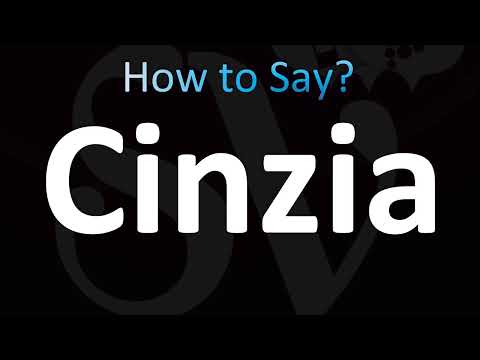 How to Pronounce Cinzia (CORRECTLY!)