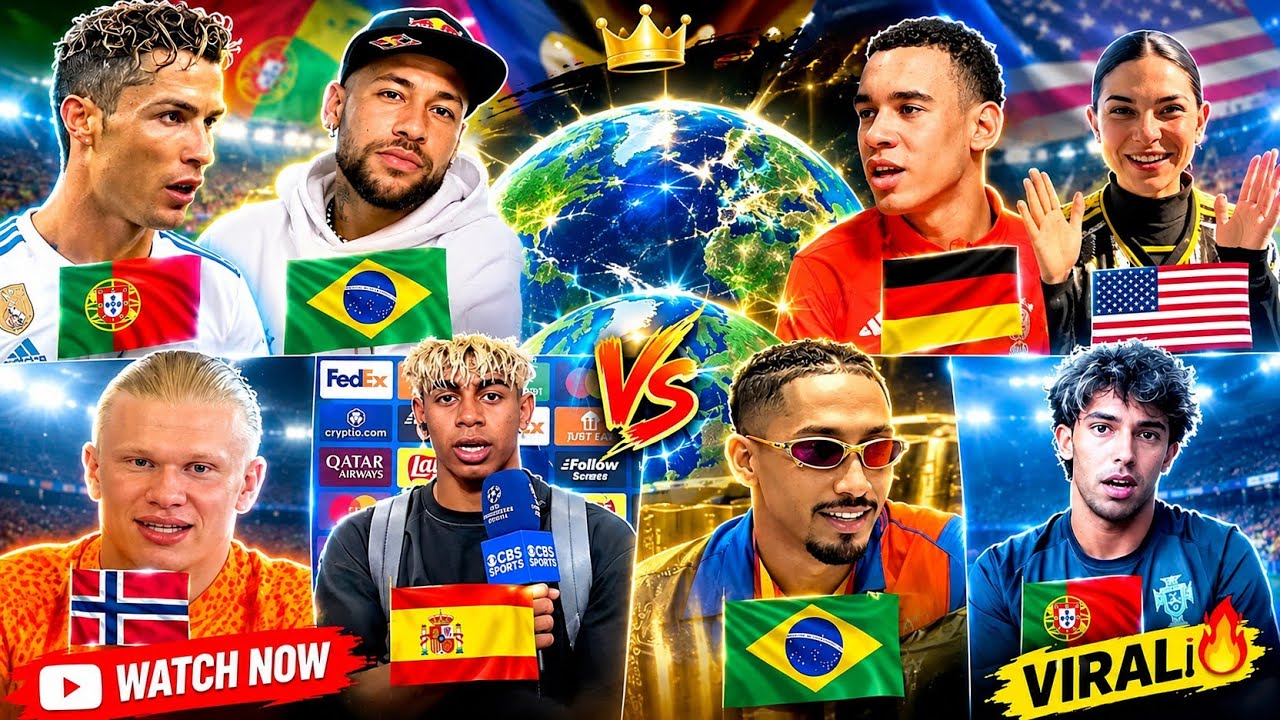 DAI DAI SHAKIRA8 FOOTBALLSTARS AI COVER Ronaldo Haaland Dembélé Yamal