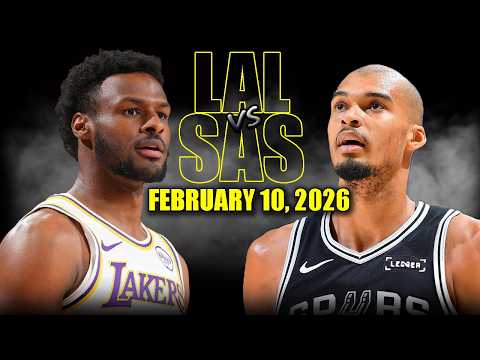 Los Angeles Lakers vs San Antonio Spurs Full Game Highlights – February 10, 2026 | NBA Season
