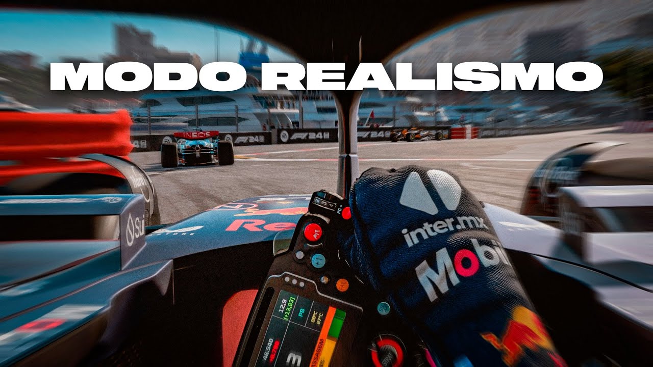 F1 24 - SIMULEI UMA CORRIDA EM MÔNACO COM O MÁXIMO DE REALISMO!