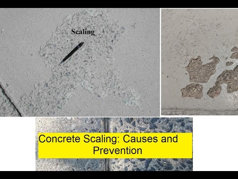 Concrete Scaling: causes and prevention