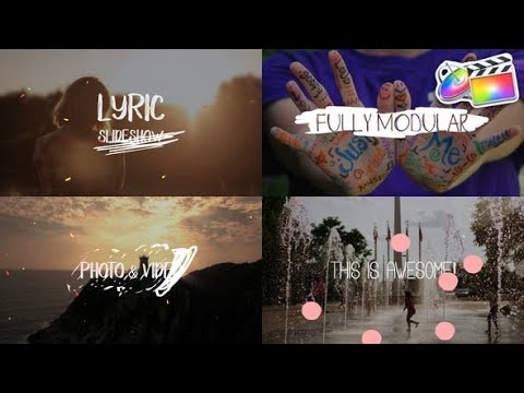Top Apple Motion Projects: Lyric Slideshow | FCPX
