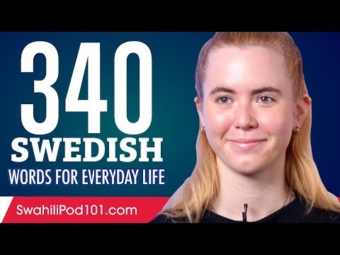 340 Swedish Words for Everyday Life - Basic Vocabulary #17