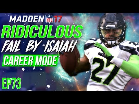RIDICULOUS FAIL BY ISAIAH! MADDEN 17 CAREER MODE RB | SEASON 8