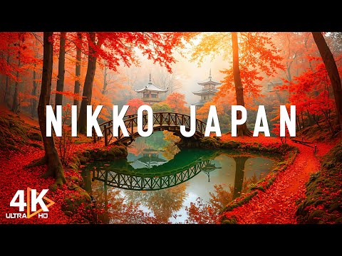 Autumn in Nikko, Japan 4K 🍂 Stunning Fall Foliage, Scenic Mountains, and Peaceful Countryside