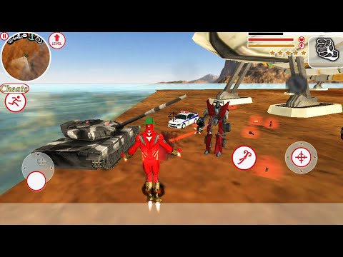 Iron Rope Hero Vegas Crime Simulator ( Ironman Version) Android GamePlay