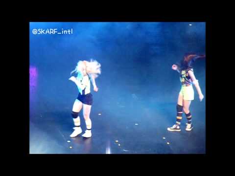 130811 Skarf Ferlyn and Tasha dance  @ 1st Showcase in singapore