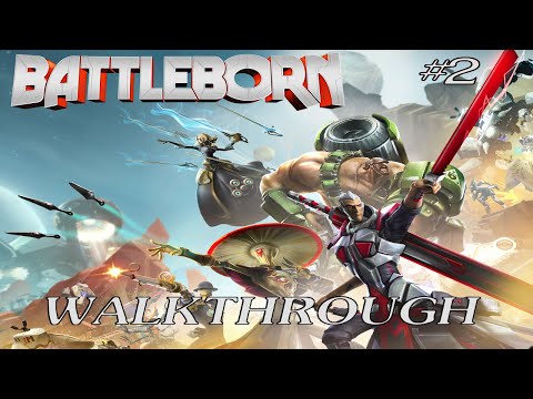 Battleborn - 100% Walkthrough Part 2 [PS4] – The Algorithm (Advanced/Hardcore - Oscar Mike Solo)