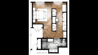 Photoshop Colored Plan, Mira Bedroom (24X Speed), 250512