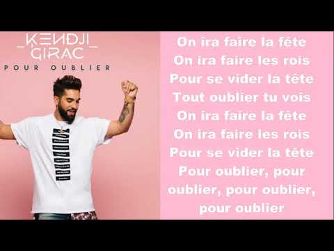 Kendji Girac ~ Pour oublier ~ Lyrics
