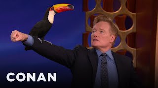 Animal Expert David Mizejewski: Tamandua & Toucan | CONAN on TBS