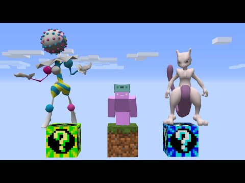 Apenas um Bloco de Lucky Block 100% Lendarios VS Lucky Block 100% Ultra Beast