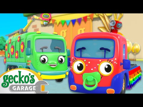 Baby Truck's Dress Up Time | Gecko's Garage | Trucks For Children | Cartoons For Kids