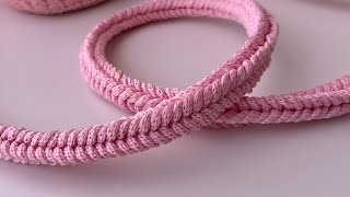 SUPER EASY Crochet Cord Handles