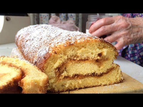 Omas Anleitung für Biskuitroulade (sooo flaumig!)