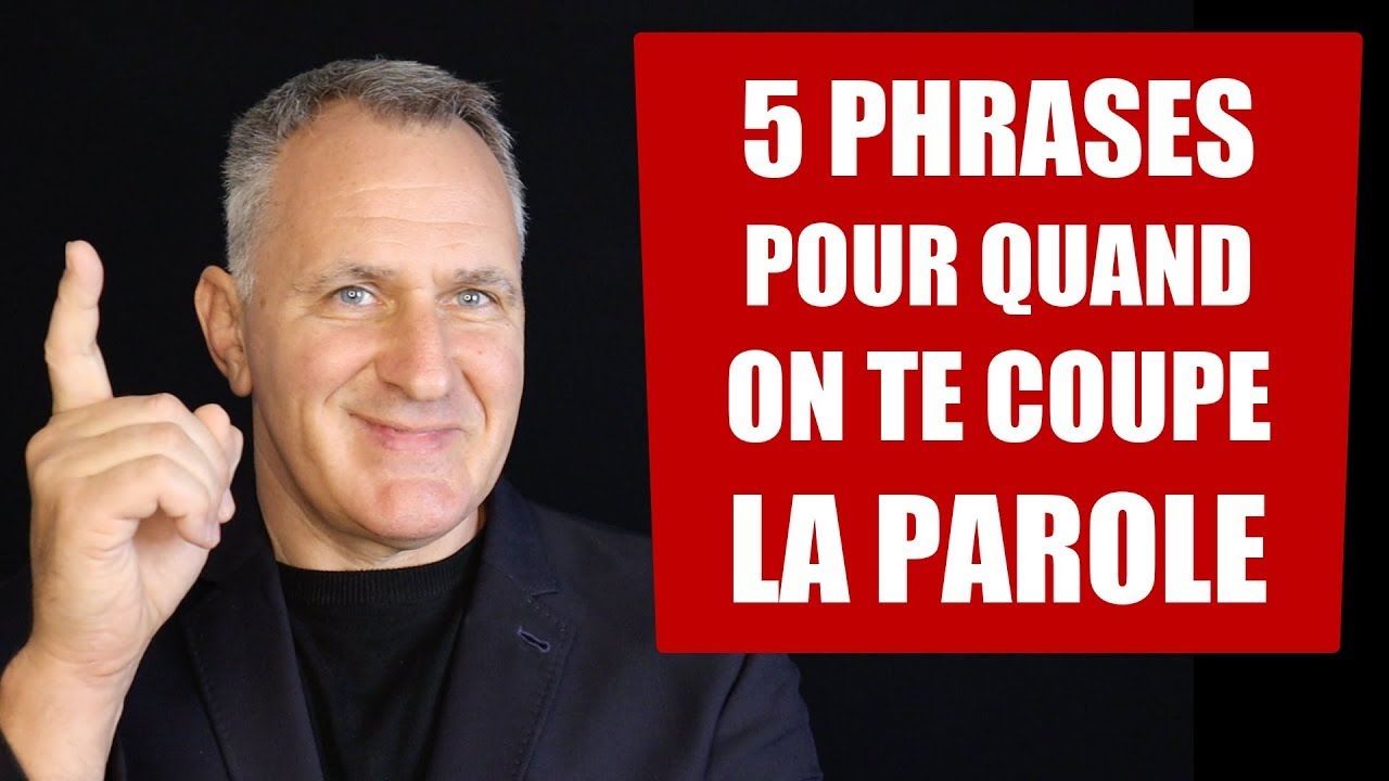 5 Phrases pour quand on te coupe la parole (avec exemples)