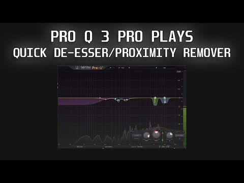 Using Pro Q as an easy De-Esser, and get rid of proximity effect on any microphone!