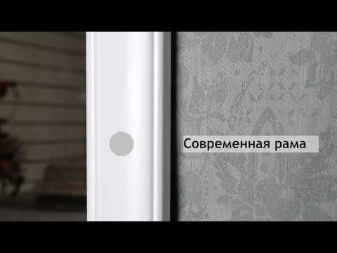 Миниатюра изображения товара Зеркало Декарт Настенное в раме 8Л0572 (белый)
