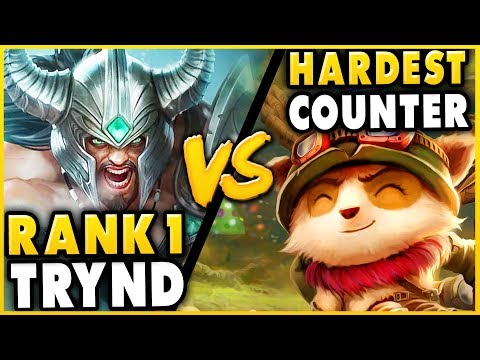 CAN THE #1 TRYNDAMERE WORLD BEAT THE HARDEST COUNTER? TRYND VS. TEEMO! - League of Legends