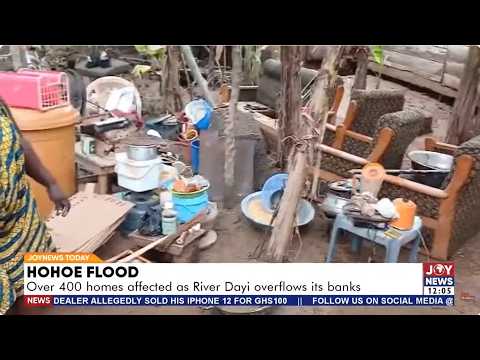 Hohoe floods: Over 3,000 displaced as River Dayi bursts its banks | JoyNews Desk | 29-09-2026