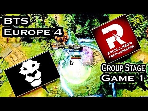 Power Rangers vs Ad Finem Game 1 BTS Europe 4 Dota 2 Highlights