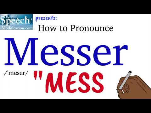 How to Pronounce Messer (Name)