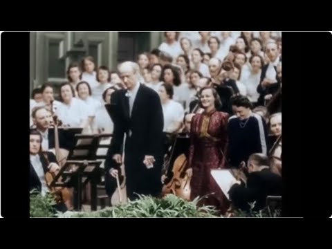 Wilhelm Furtwängler: Beethoven 9  1942 (Audio+Colorized)