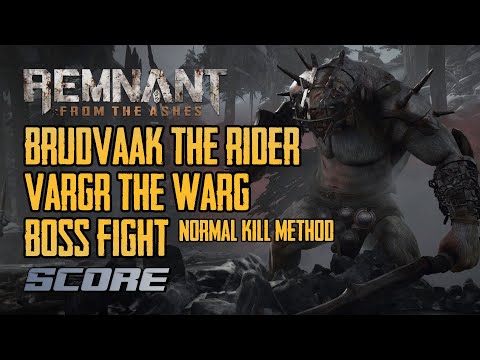 Remnant: From the Ashes - Brudvaak the Rider & Vargr the Warg Boss Fight (Normal Kill Method)