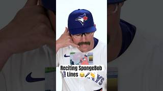 Your Toronto Blue Jays recite ICONIC SpongeBob lines ???????? #MLB #BlueJays