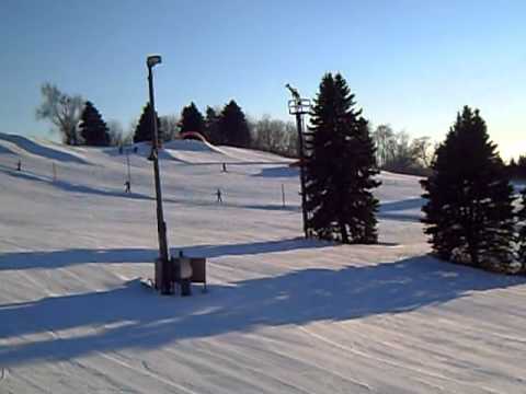 Riding the chairlift of Villa Olivia on Sunday Jan 29 2012