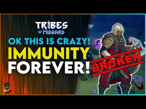So The Warrior Is OP And Can Be IMMUNE FOREVER - Tribes of Midgard!