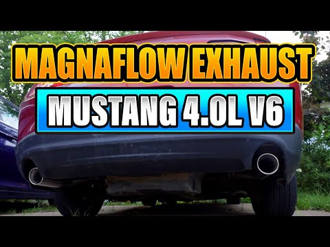 2010 Mustang 4.0 V6 MagnaFlow Dual Exhaust and Catalytic Converter Upgrade with Sound