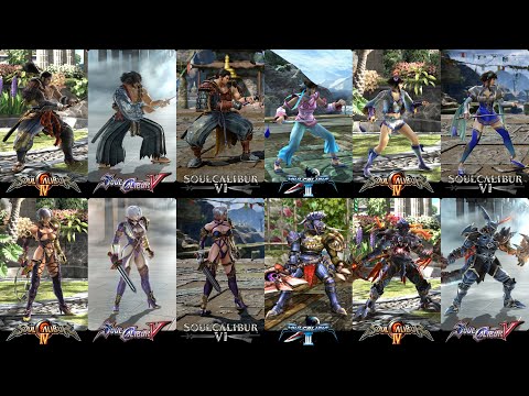 Evolution of Soul Calibur Characters - 1996 to 2018