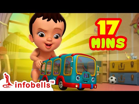 পম পম চিত্তির বাস চলে এসেছে - Bus Song | Bengali Rhymes for Children | Infobells