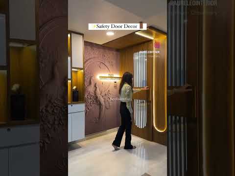 Amazing ❤️ Safely Door and Wall Mural #entry #shorts #design #interiordesign