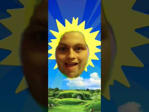 Toto die Teletubbies Sonne