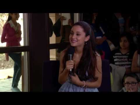 Ariana Grande sings songs from the musical "Wicked"