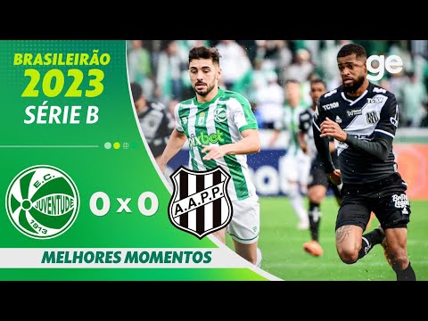 Gols e lances de Juventude-RS x Ponte Preta