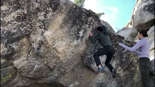 Video thumbnail of Green Burrito Center, V5. Black Mountain