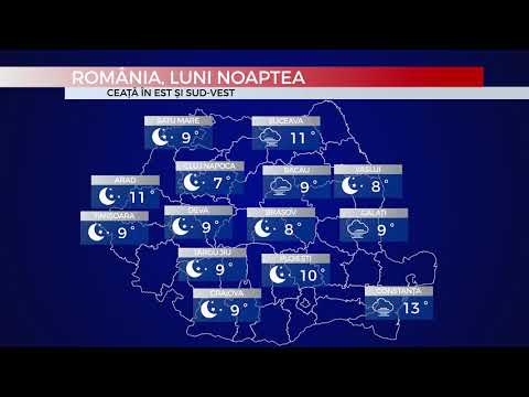 MEDIAFAX METEO 21 Octombrie - Temperaturi ridicate în vestul țării