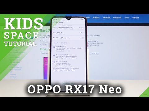 How to Enable Kids Mode in OPPO RX17 Neo - Turn On Kids Space