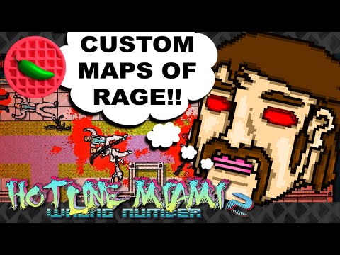 Rich Palette of Rage! -- Let's Play Hotline Miami 2 (Custom Maps #8) (Level Editor Beta)