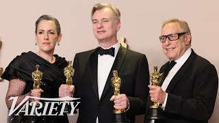 'Oppenheimer' Team on Their Oscar Win for Best Picture - Full Oscars Backstage Speech
