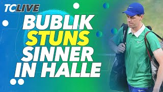 Tennis Channel Roddick reacts to Sinner's Halle loss to Bublik